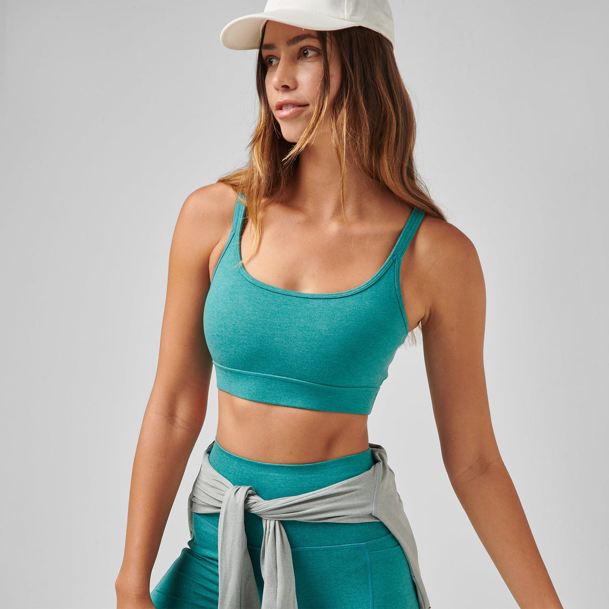 Greatness Wins Women's Kissing Strap Bra | Deep Jade