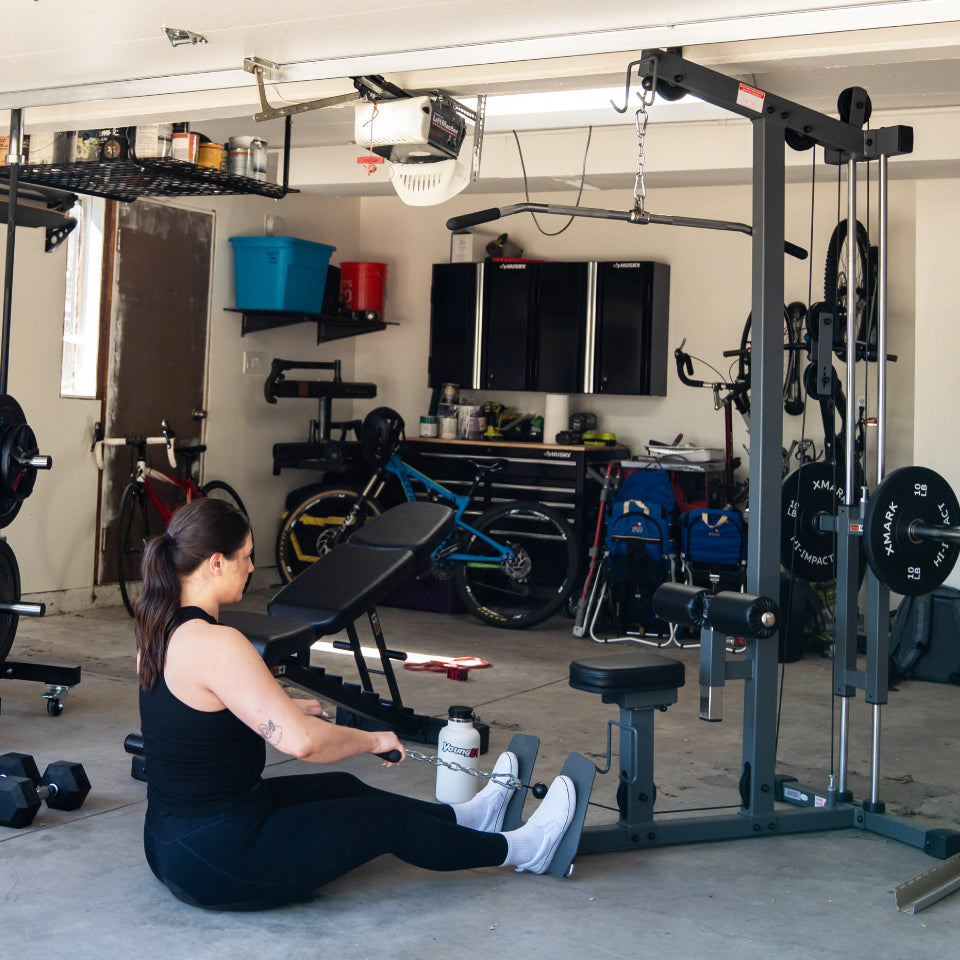 XMARK Lat Pull-Down Machine with Low-Row