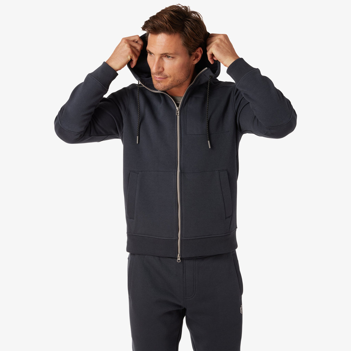 Greatness Wins Men's Performance Sweat Hoodie | Navy