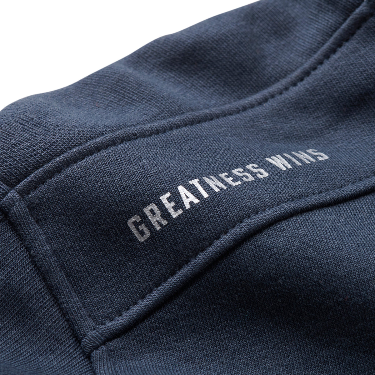 Greatness Wins Men's Performance Sweat Hoodie | Navy