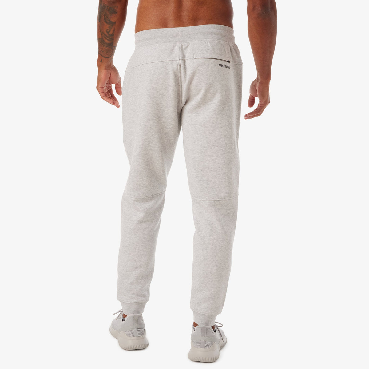 Greatness Wins Men's Performance Sweatpant | Athletic Gray Heather