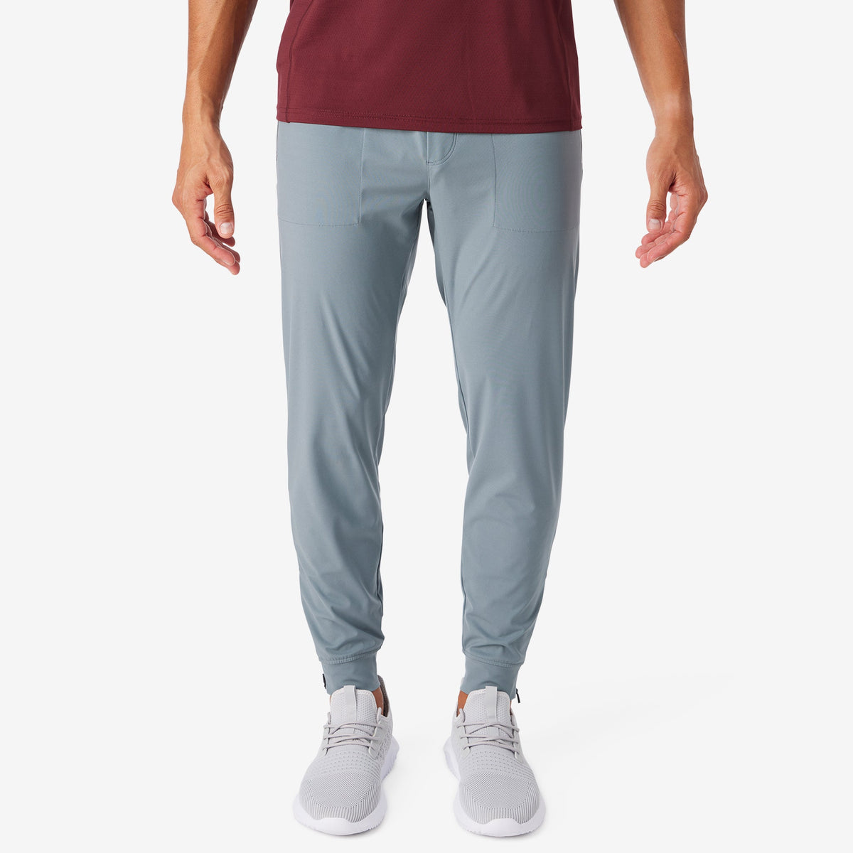 Greatness Wins Men's Performance Tech Jogger | Smokey Blue