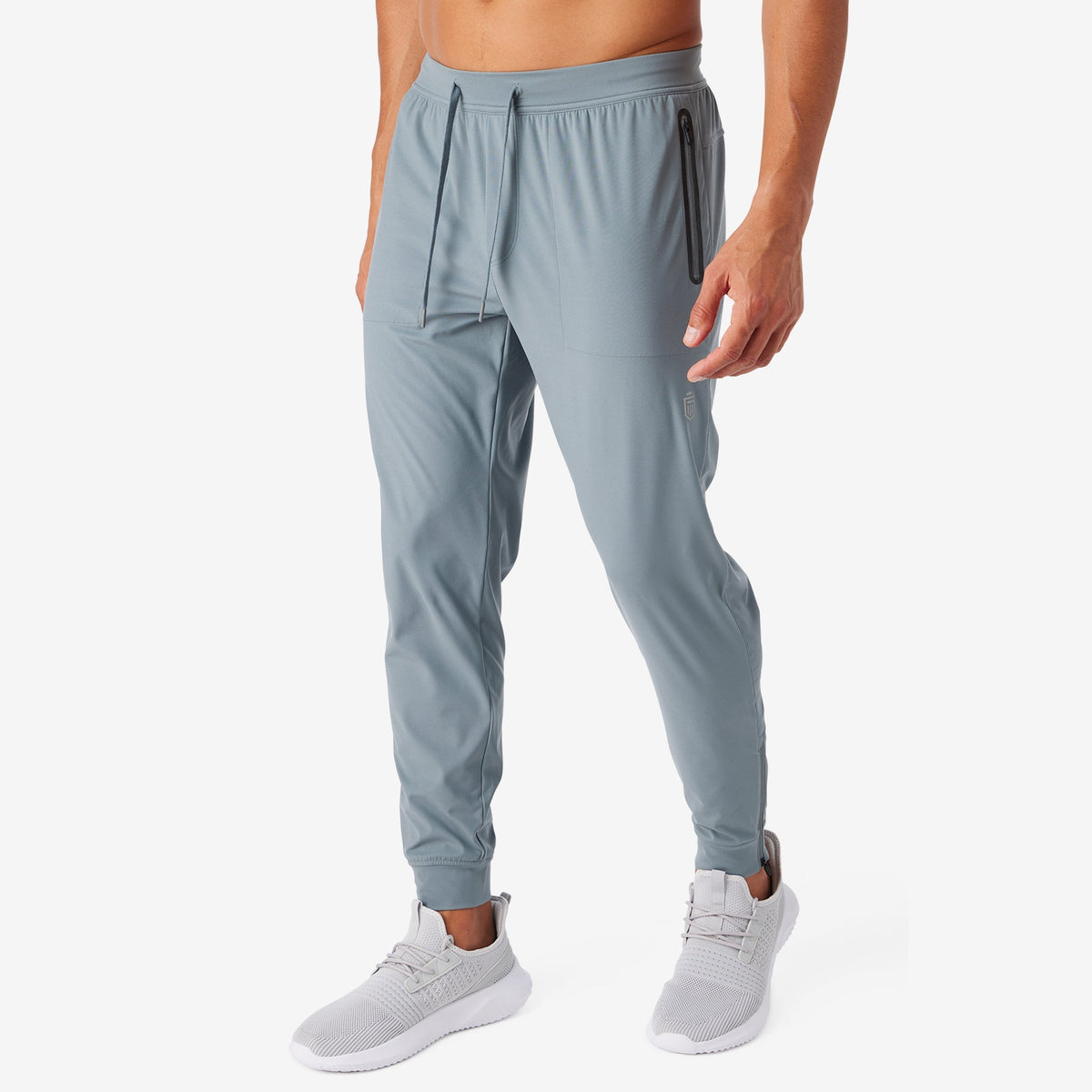 Greatness Wins Men's Performance Tech Jogger | Smokey Blue