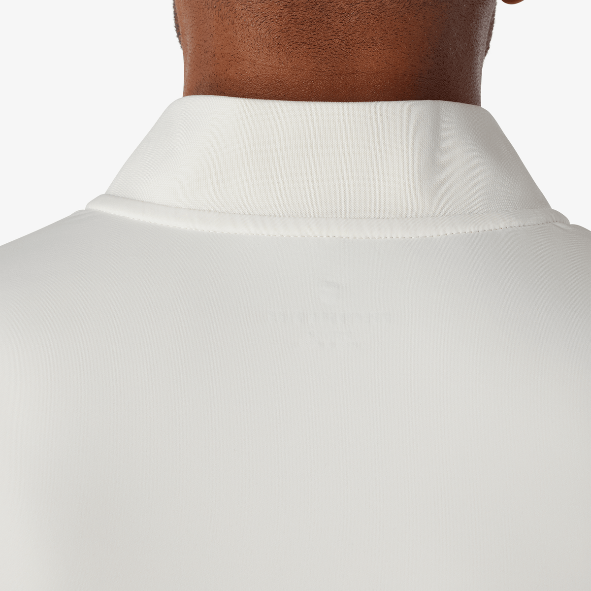 Greatness Wins Men's Performance Training Quarter Zip | White