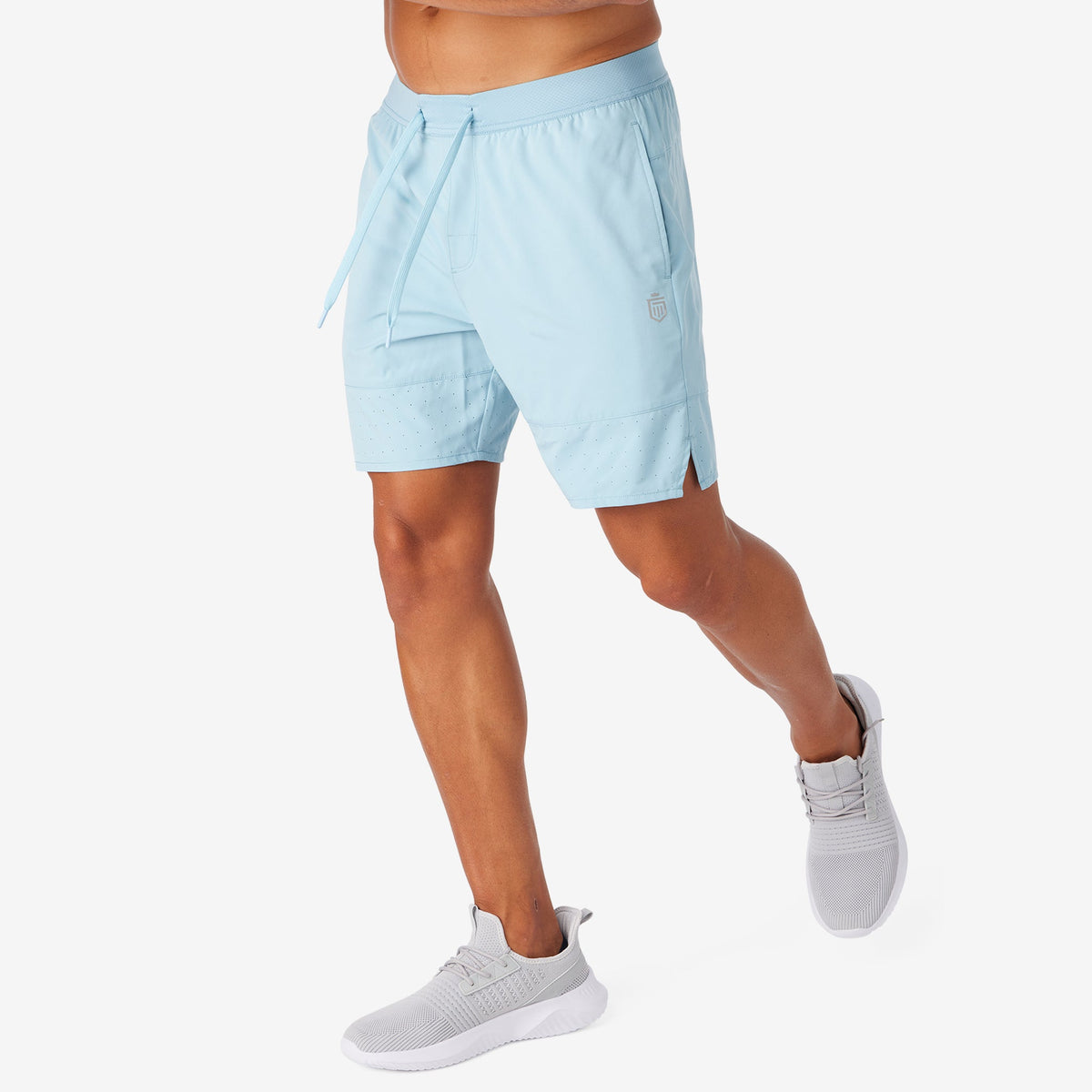 Greatness Wins Men's Performance Training Short | Coastal Blue