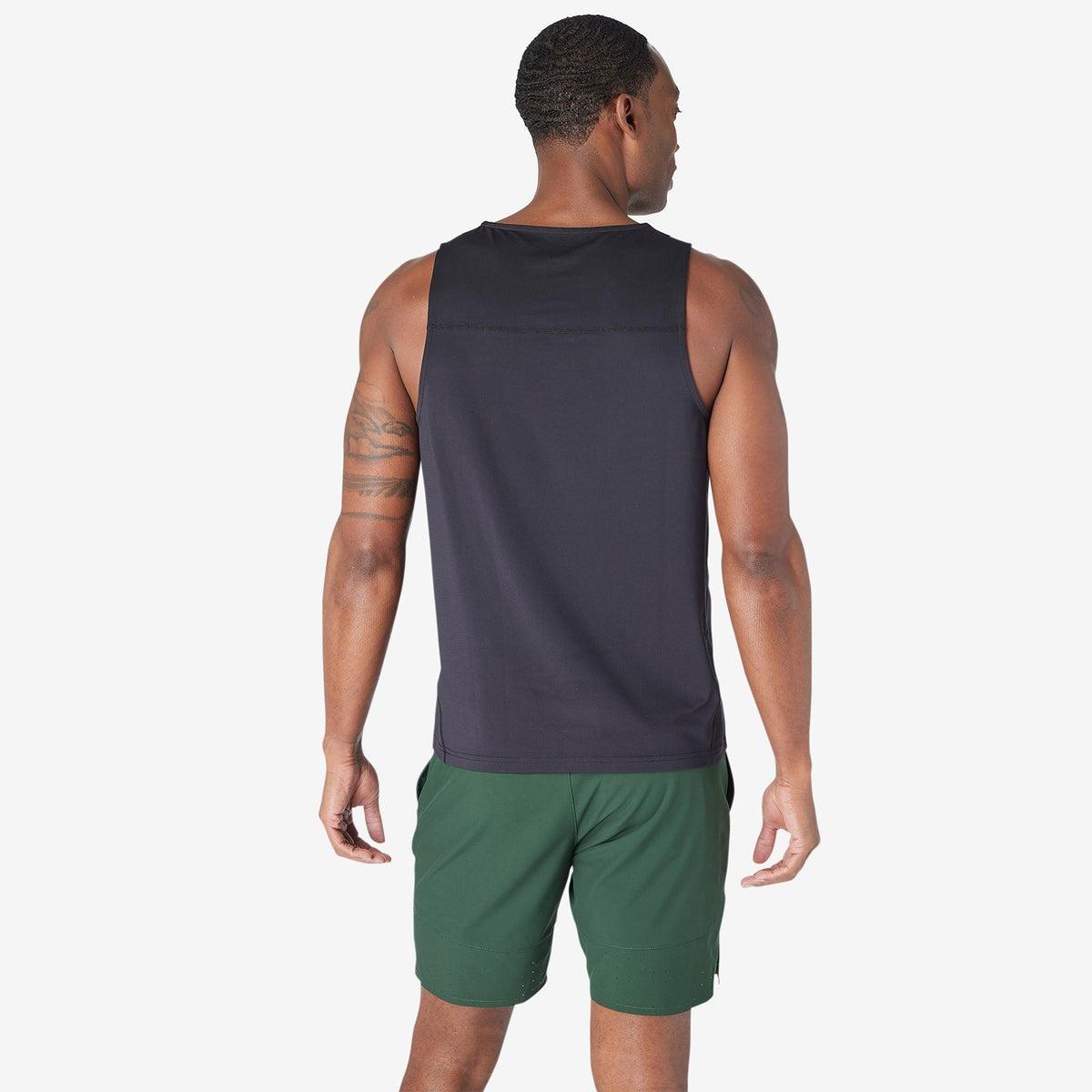 Greatness Wins Men's Performance Training Tank | Black