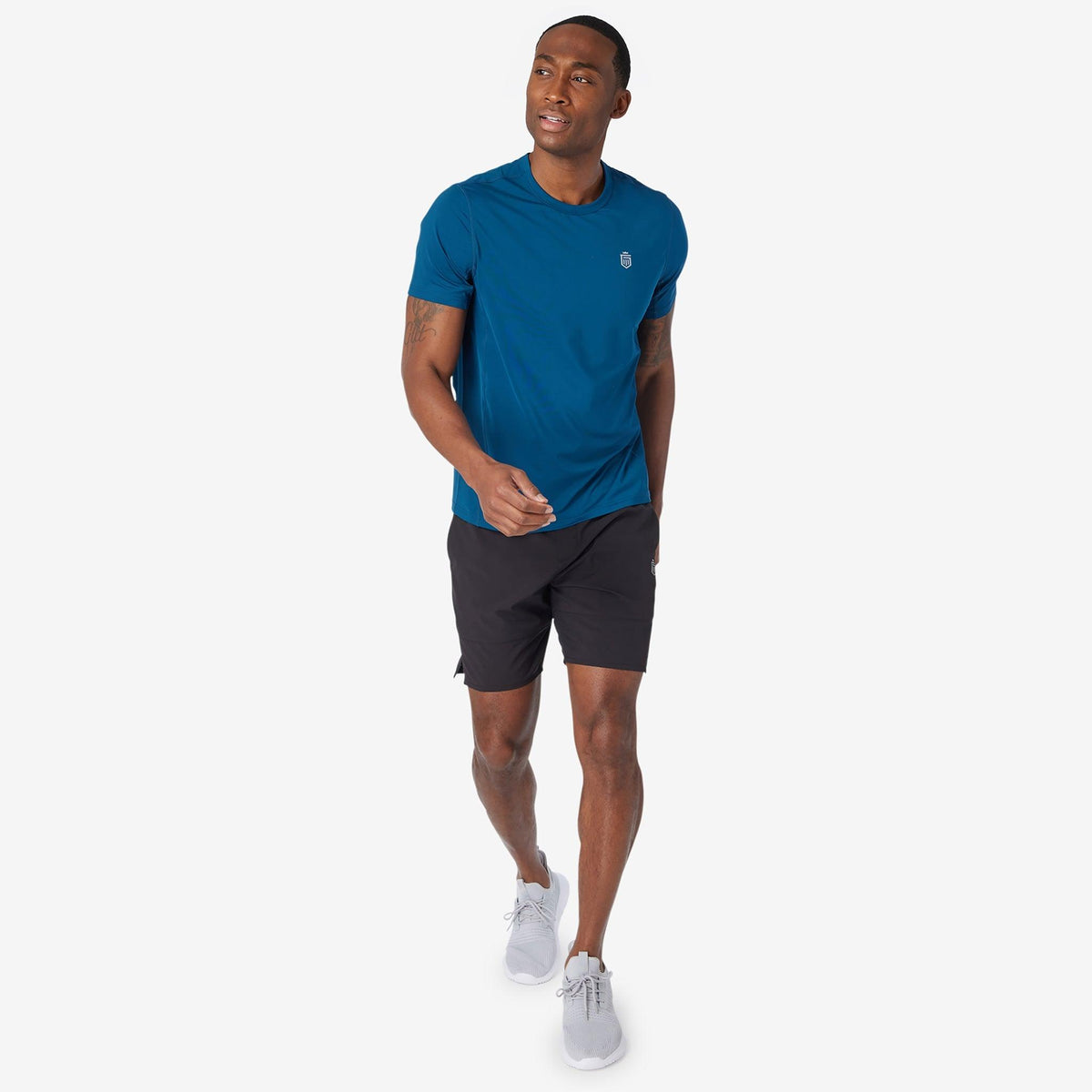 Greatness Wins Men's Performance Training Tee | Superior Blue