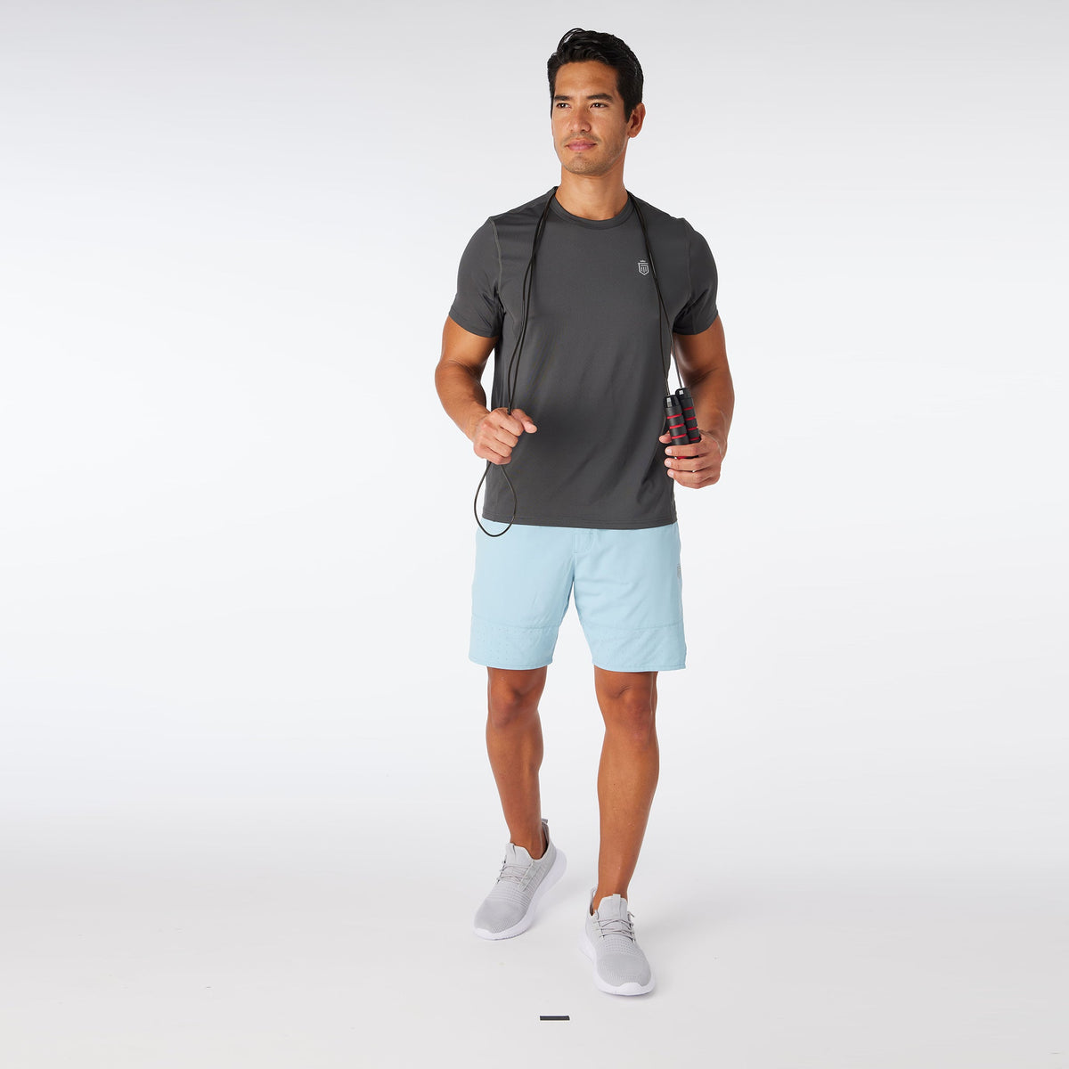 Greatness Wins Men's Performance Training Tee | Charcoal