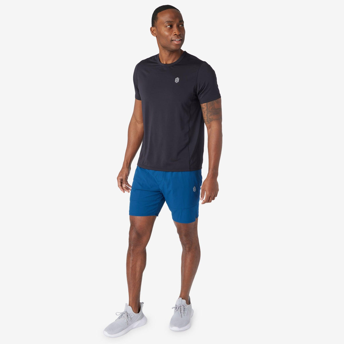 Greatness Wins Men's Performance Training Tee | Black