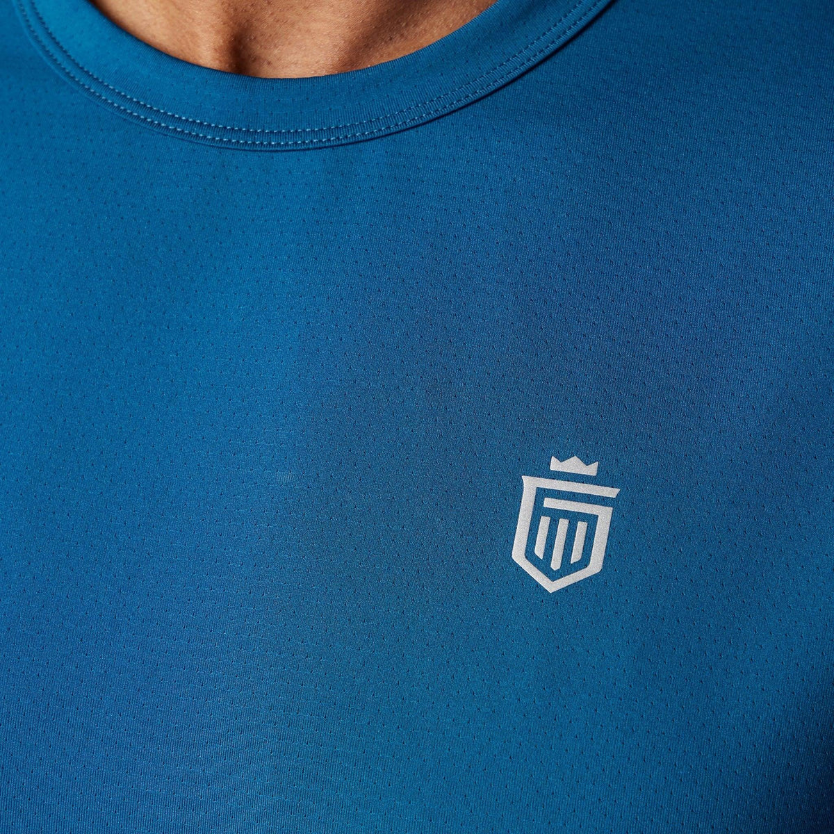 Greatness Wins Men's Performance Training Tee | Superior Blue