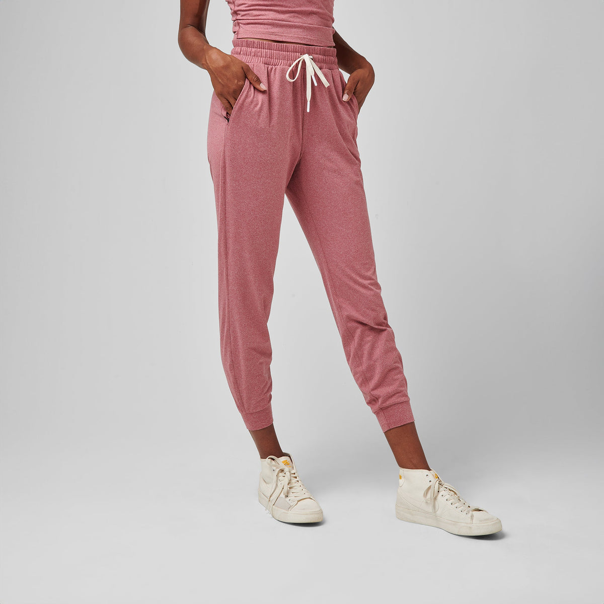 Greatness Wins Women's Slender Jogger | Plum Heather