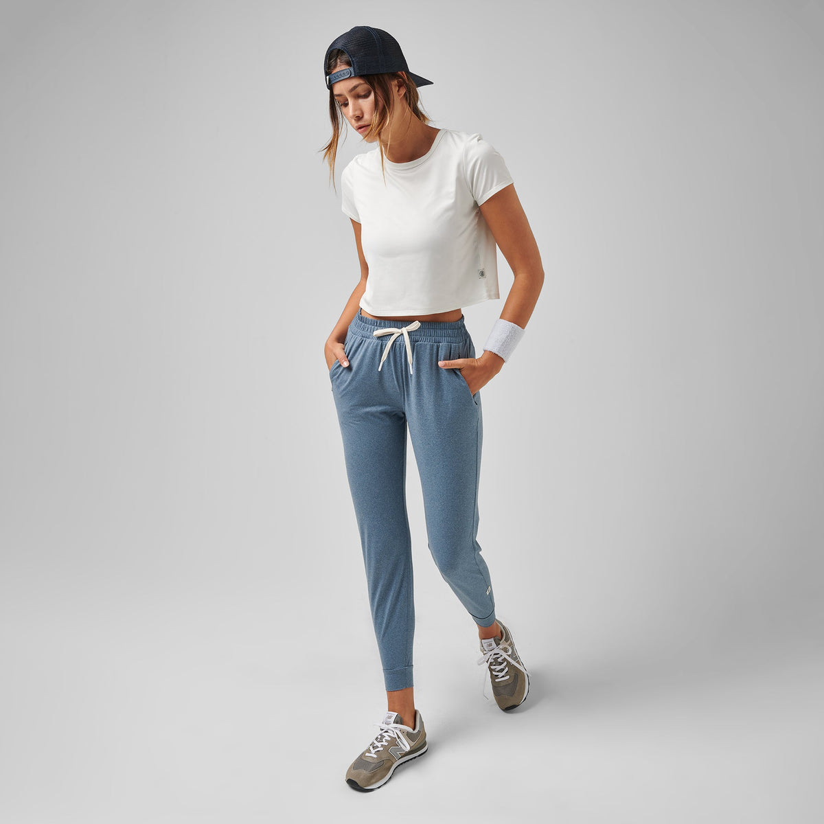 Greatness Wins Women's Slender Jogger | Dark Sky Heather