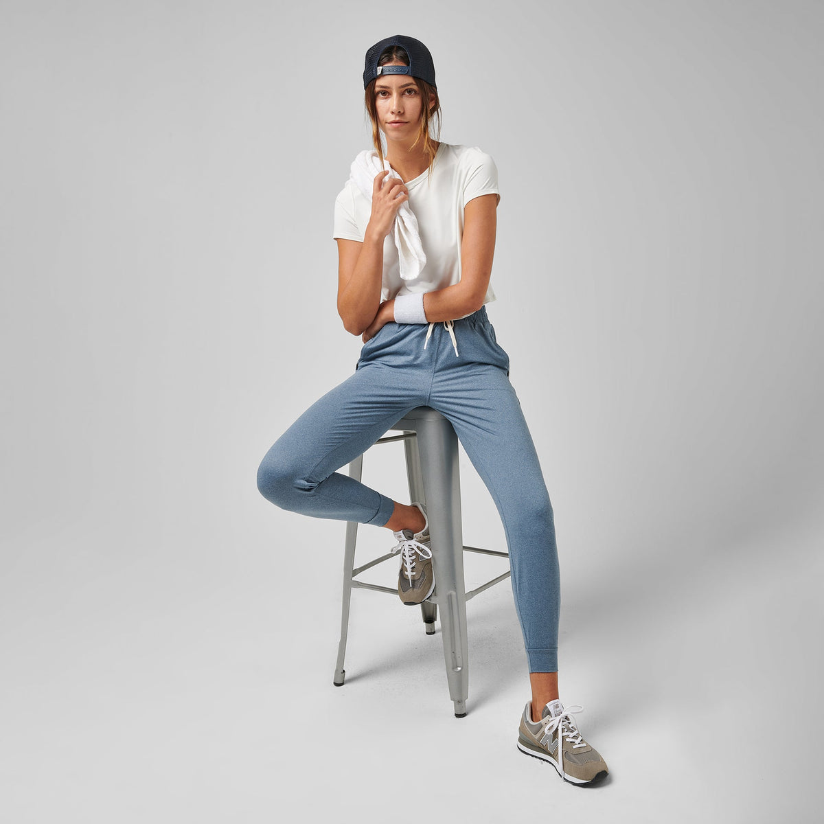 Greatness Wins Women's Slender Jogger | Dark Sky Heather