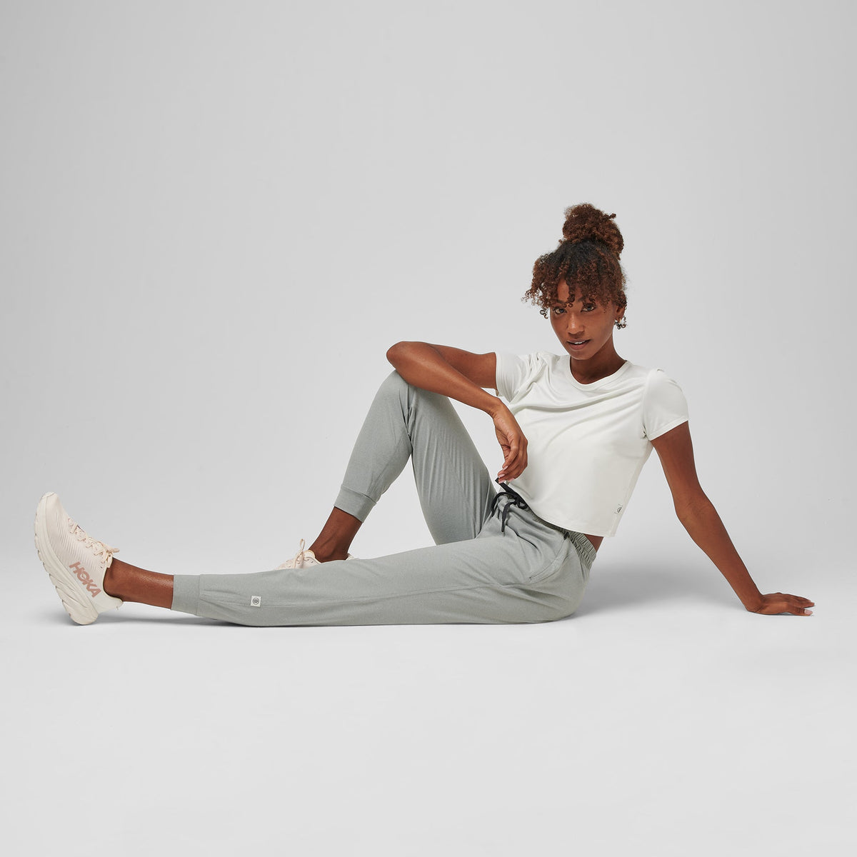 Greatness Wins Women's Slender Jogger | Athletic Gray Heather