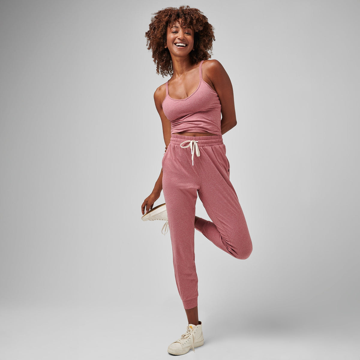 Greatness Wins Women's Slender Jogger | Plum Heather