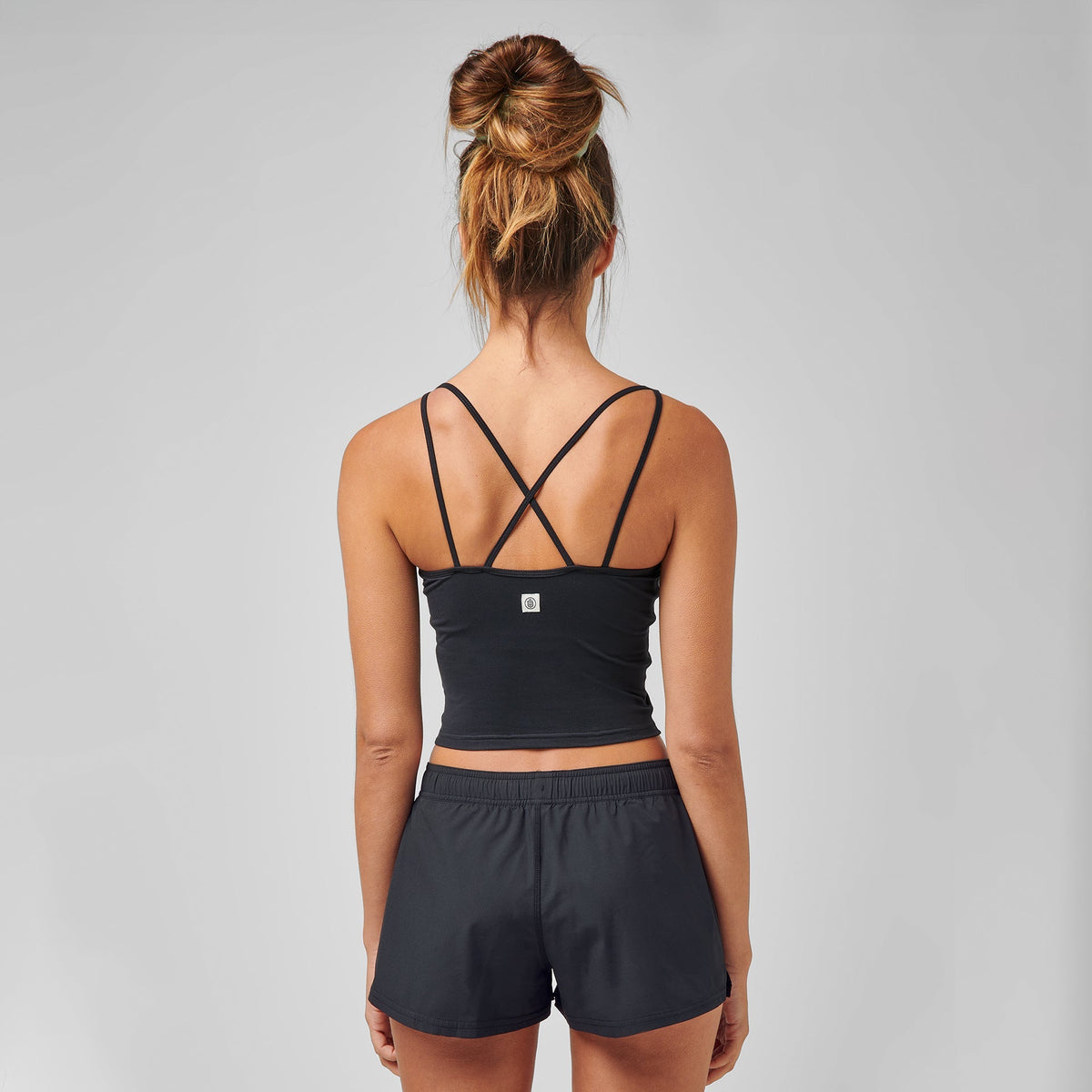 Greatness Wins Women's Slender Strap Tanklette | Black
