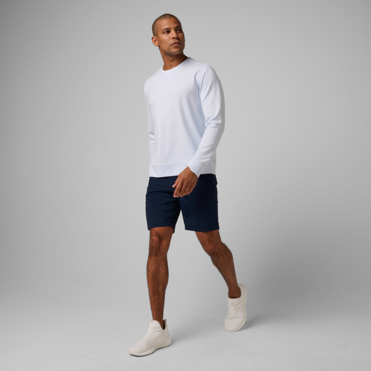 Greatness Wins Men's Trident Crew | Baby Blue