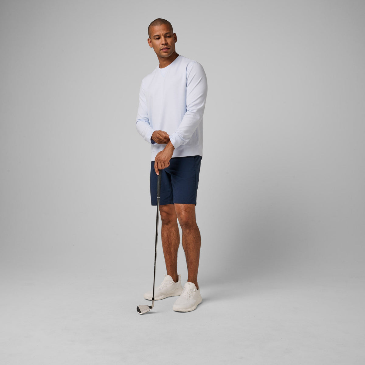 Greatness Wins Men's Trident Crew | Baby Blue