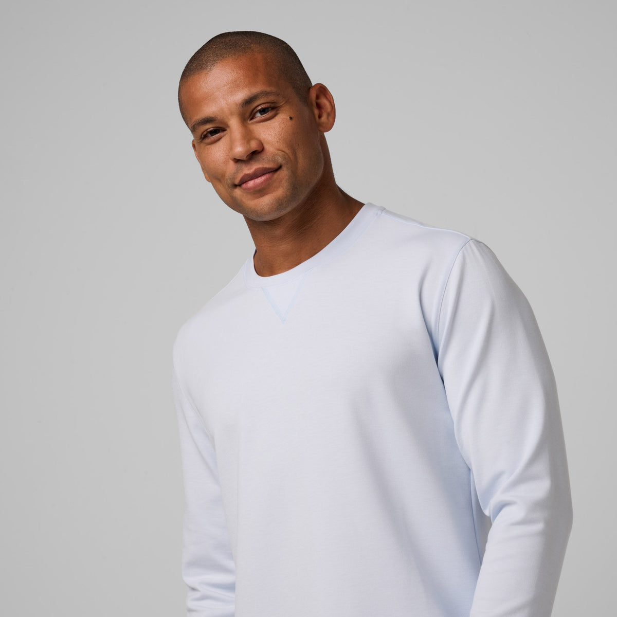 Greatness Wins Men's Trident Crew | Baby Blue