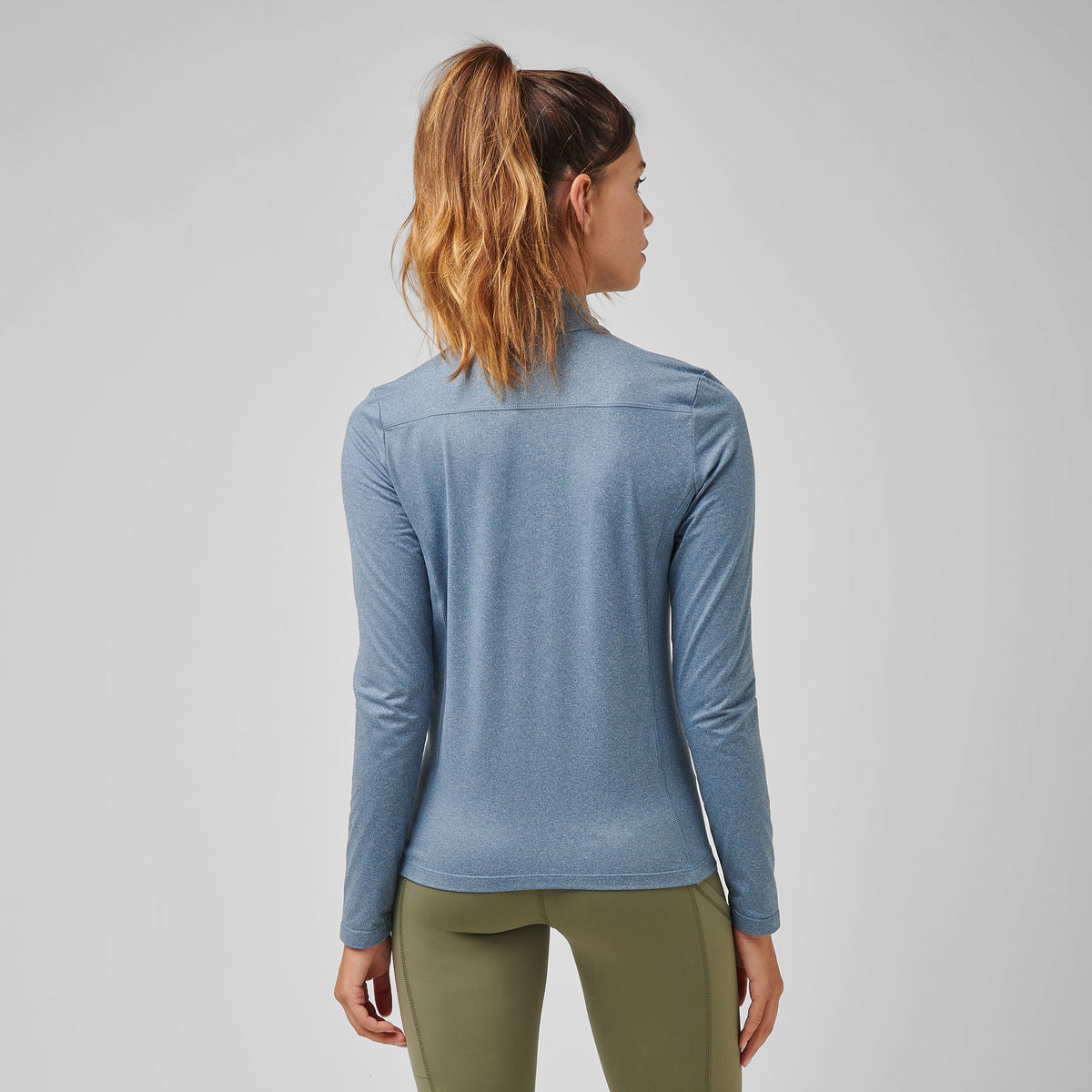 Greatness Wins Women's Core Tech Full Zip | Dark Sky Heather