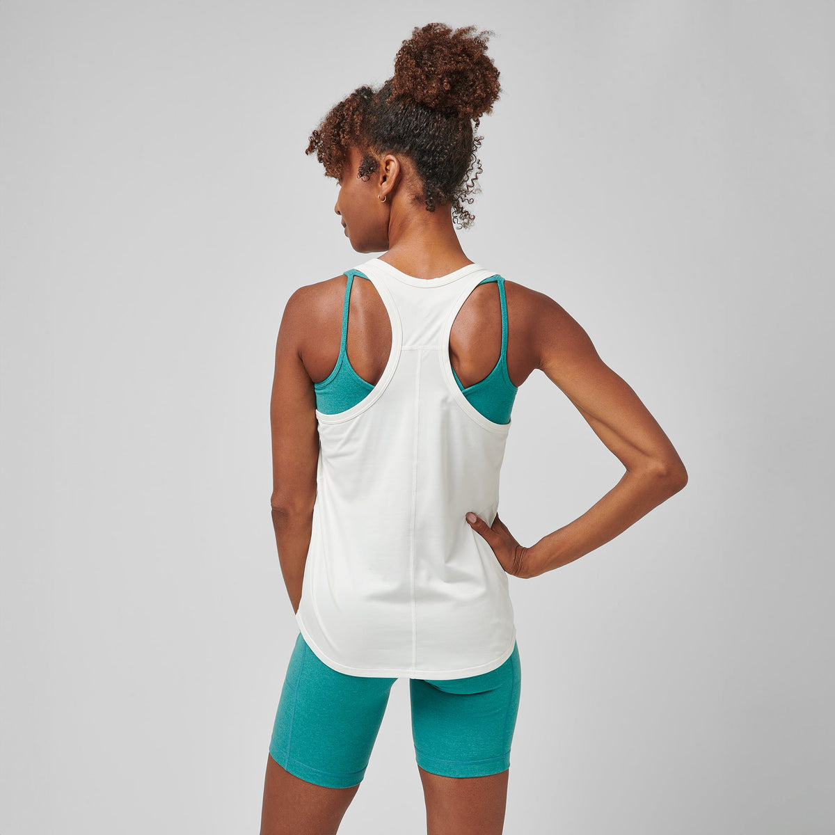 Greatness Wins Women's Core Tech Tank | Soft White