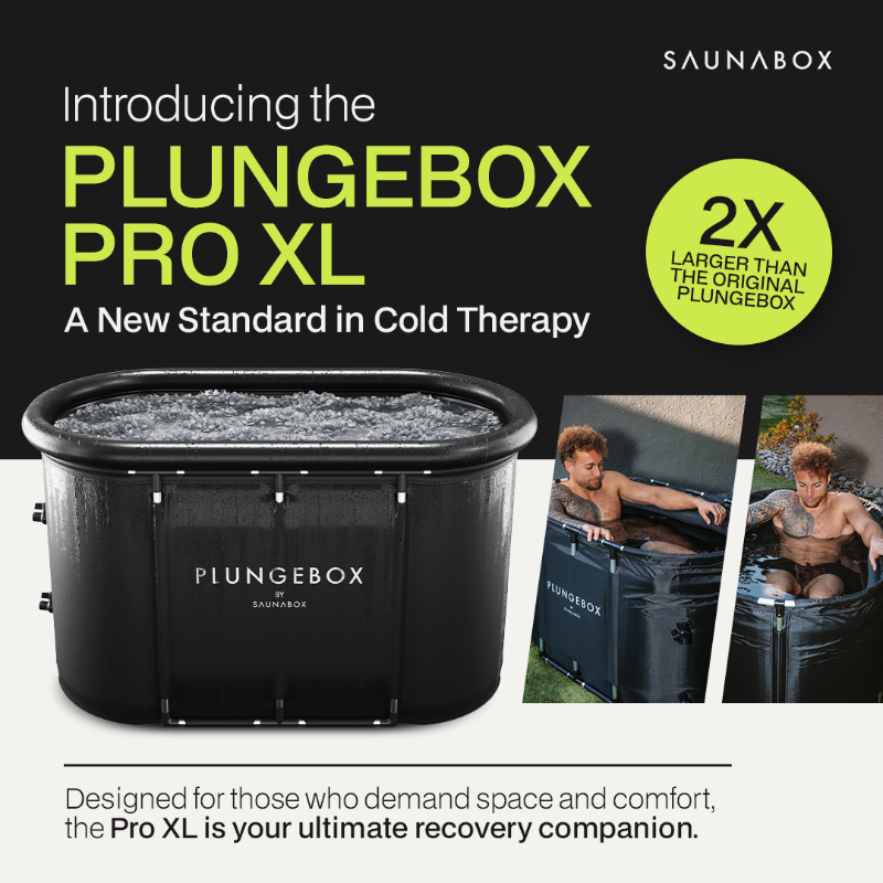 SAUNABOX PlungeBox PRO XL – Portable Cold Immersion Tub