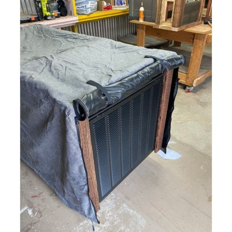 Kooru Cold Plunge Tub | Handcrafted Redwood Cold Plunge with Shou Sugi Ban Finish