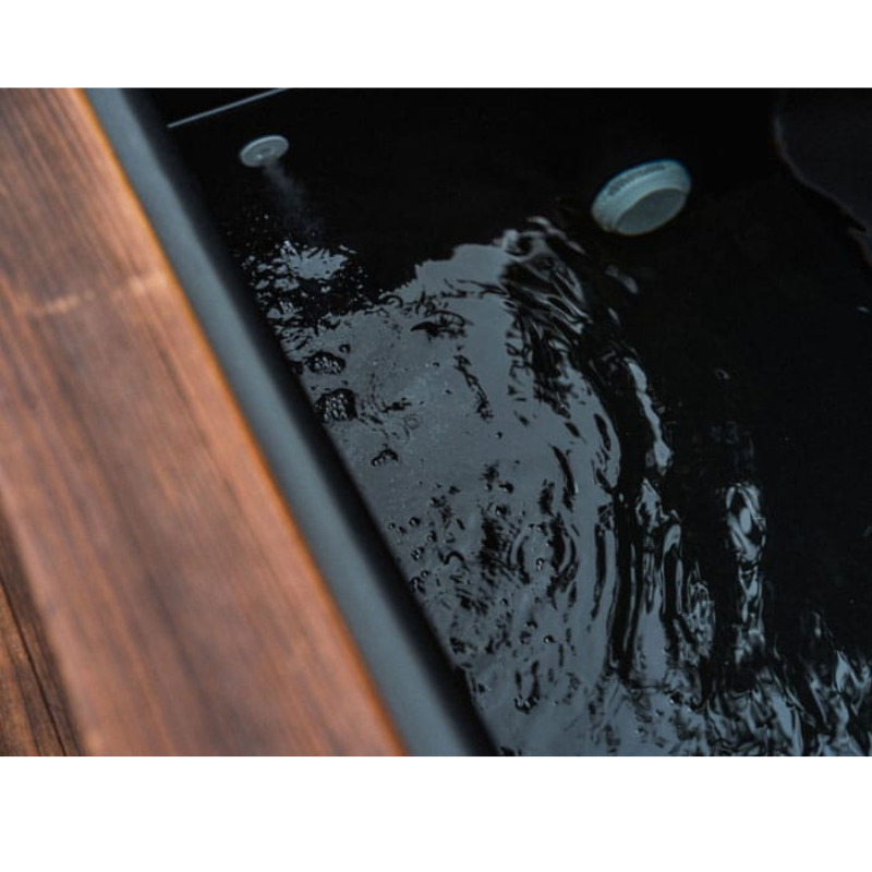 Kooru Cold Plunge Tub | Handcrafted Redwood Cold Plunge with Shou Sugi Ban Finish