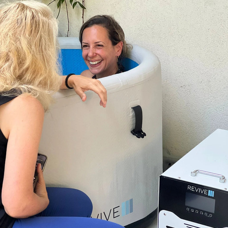 Revive Inflatable Cold Plunge Tub – Portable Ice Bath, Insulated PVC, 98-Gallon Capacity