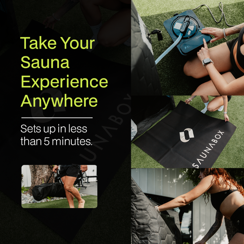 SaunaBox® GO Portable Two-Person Steam Sauna, SmartSteam™ Pro Heating Unit, 1600 W