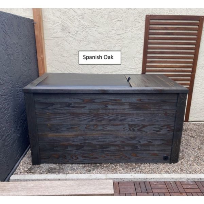 Kooru Cold Plunge Tub | Handcrafted Redwood Cold Plunge with Shou Sugi Ban Finish