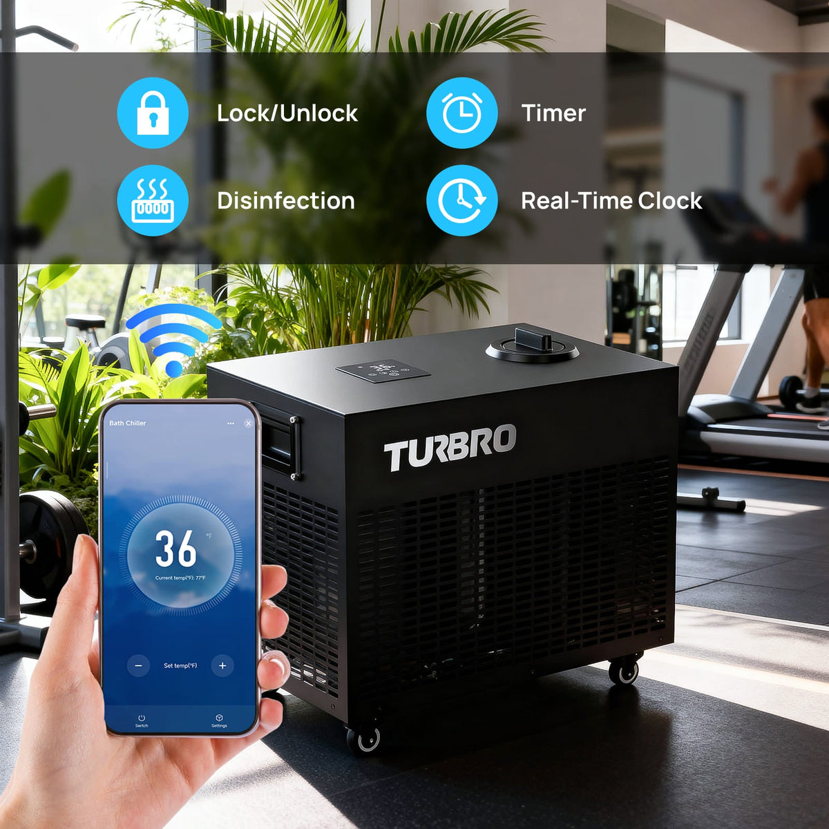 TURBRO FrostCore F85 Cold Plunge Water Chiller
