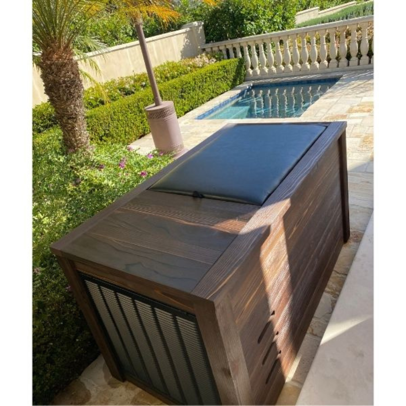 Kooru Cold Plunge Tub | Handcrafted Redwood Cold Plunge with Shou Sugi Ban Finish