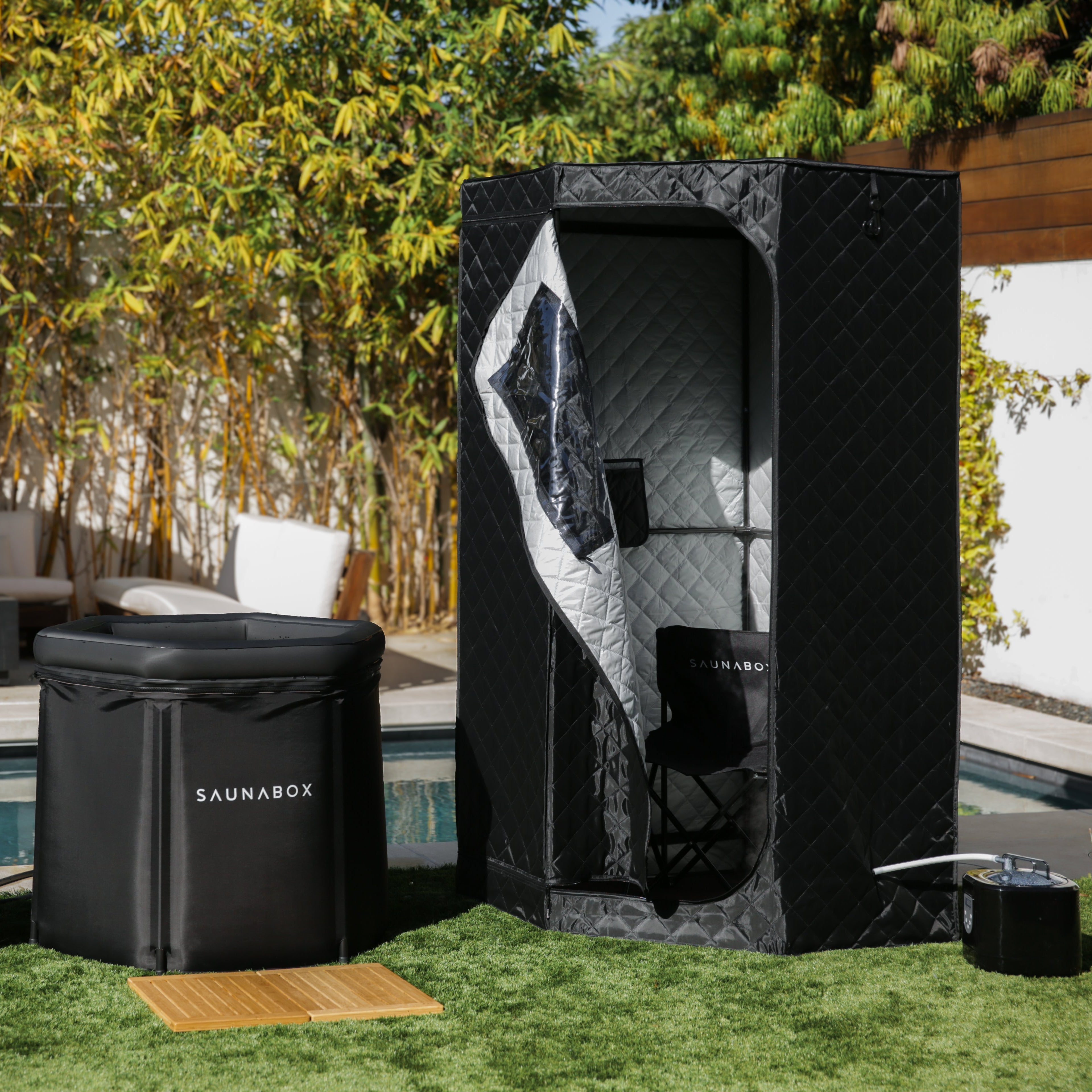 SAUNABOX - Ultimate Recovery Bundle Pro: SAUNABOX® + PlungeBox Pro