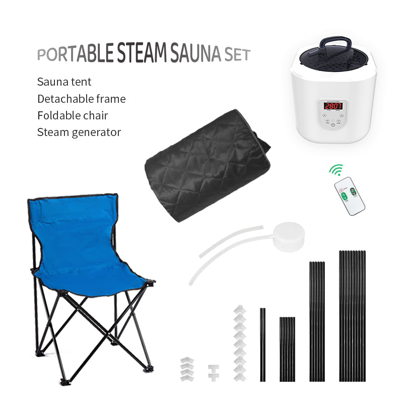 Blisspod Portable Steam Sauna - 3.6L Steamer, Grey