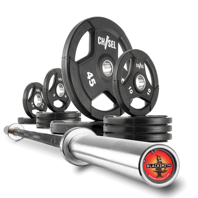 XMARK Chisel Olympic Weight Plates & Bar Set Builder