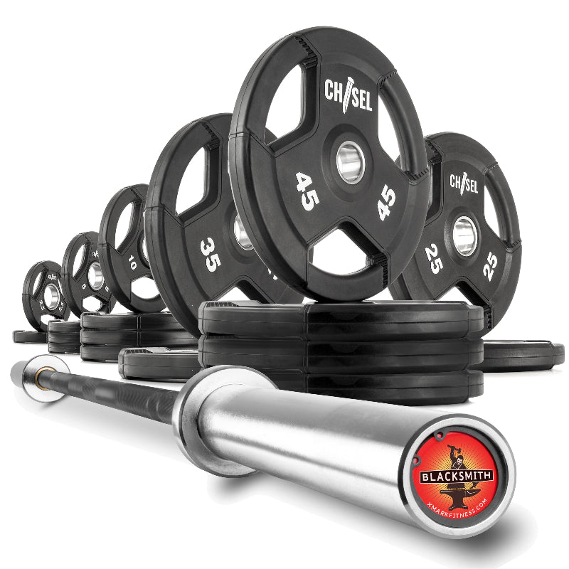 XMARK Chisel Olympic Weight Plates & Bar Set Builder