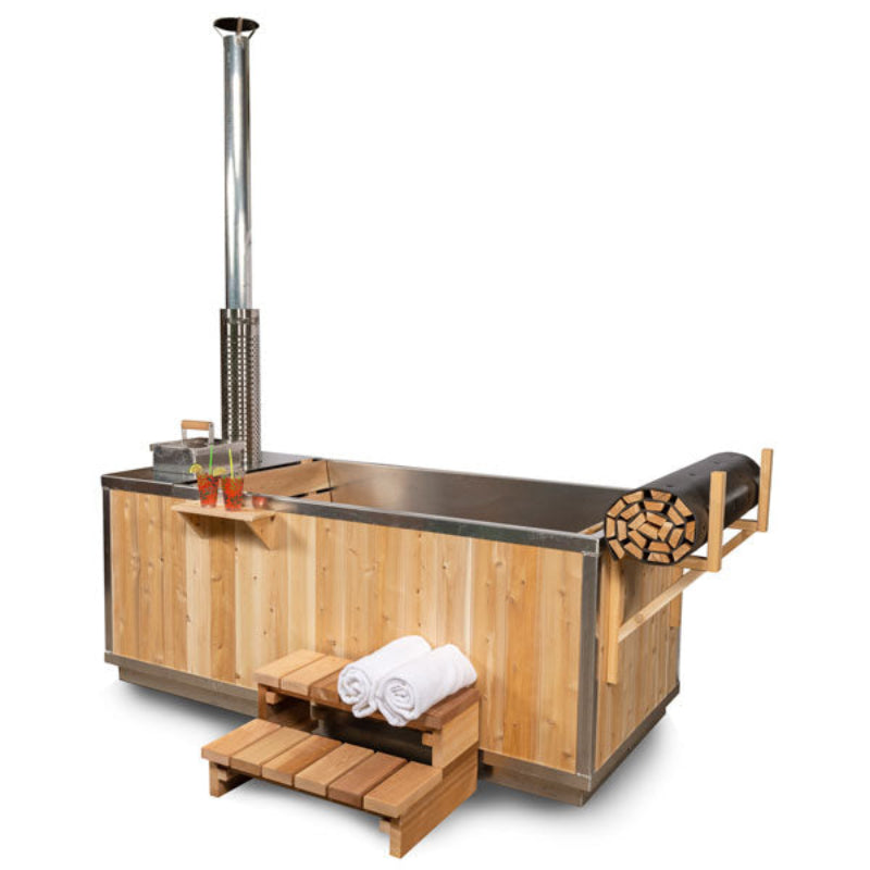Leisurecraft Starlight Wood Burning Hot Tub – Canadian Timber Collection