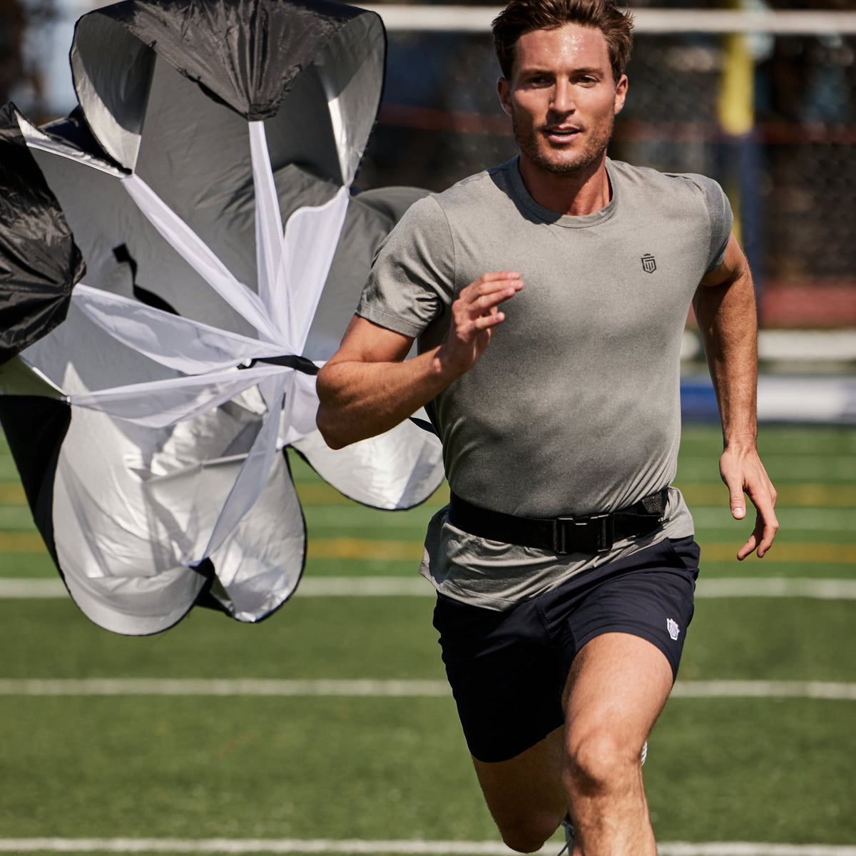 Greatness Wins Men's Core Tech Tee | Athletic Gray Heather