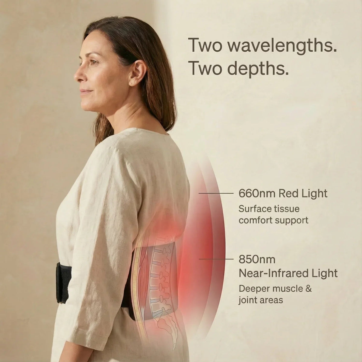 Nicebeam Red Light Therapy Band – Advanced Pain Relief & Recovery Support