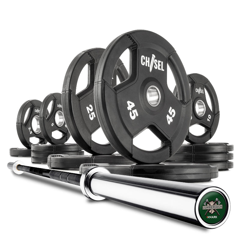XMARK Chisel Olympic Weight Plates & Bar Set Builder