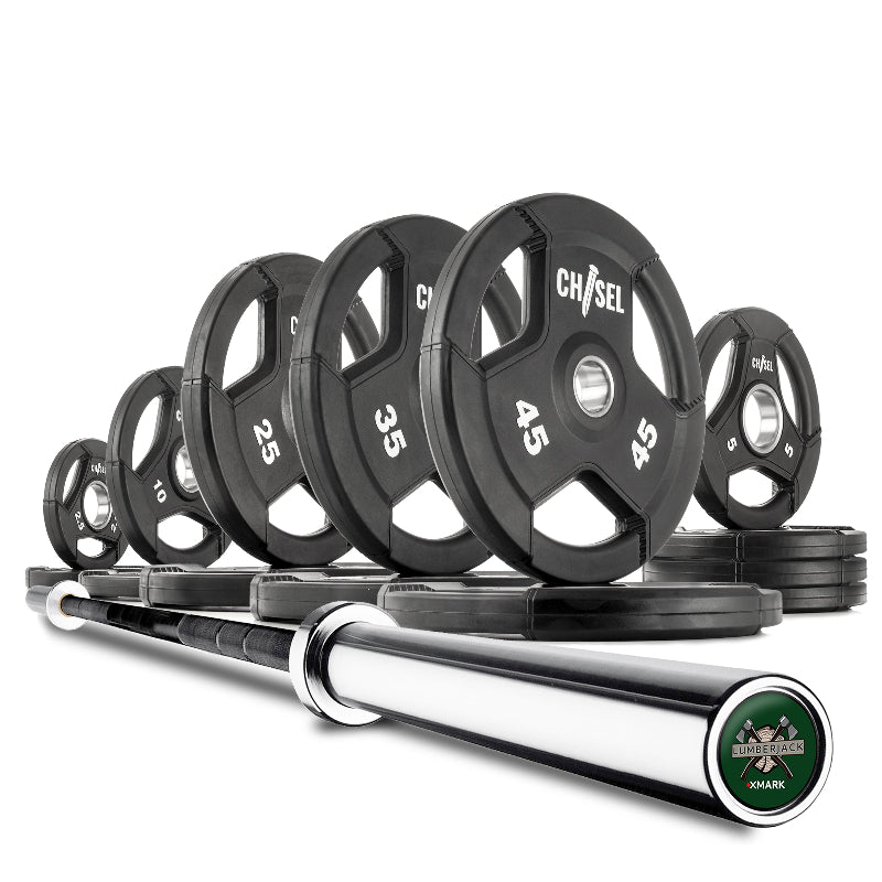 XMARK Chisel Olympic Weight Plates & Bar Set Builder