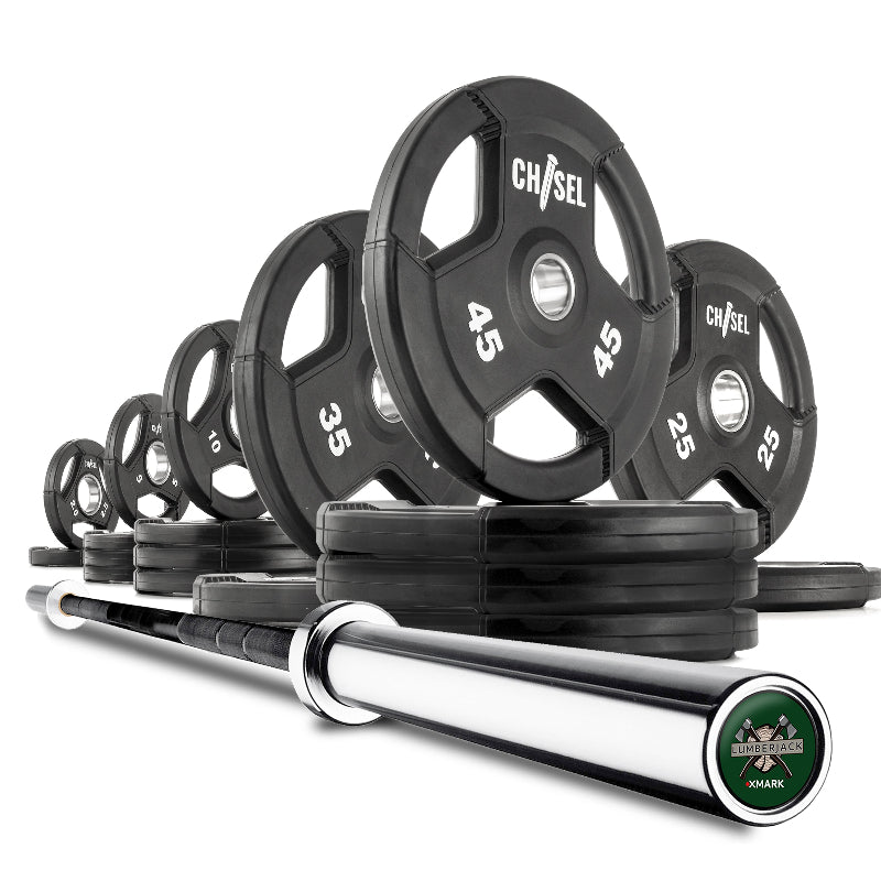 XMARK Chisel Olympic Weight Plates & Bar Set Builder