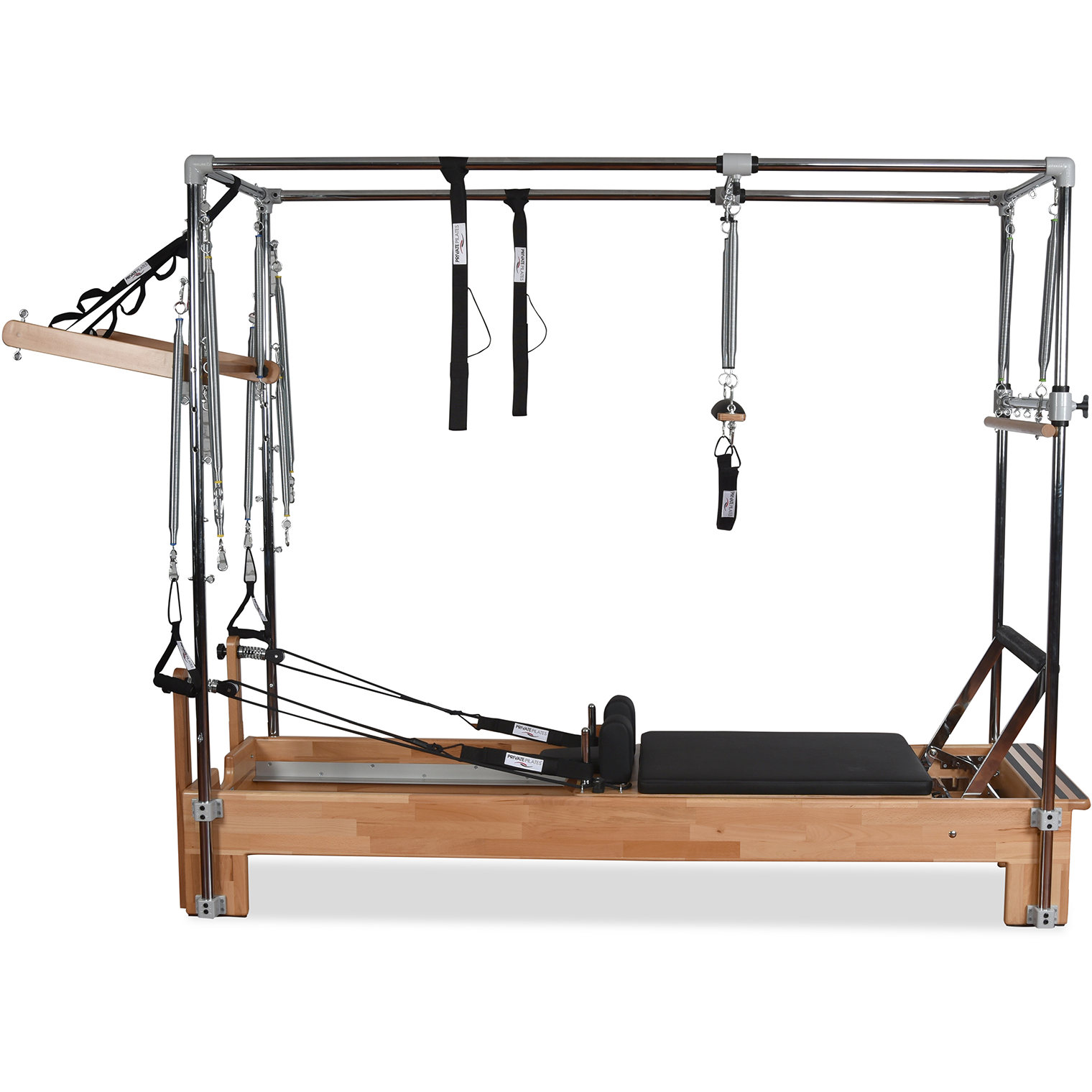 Private Pilates Premium Wood Cadillac-Reformer Bundle – Professional Studio Combo System