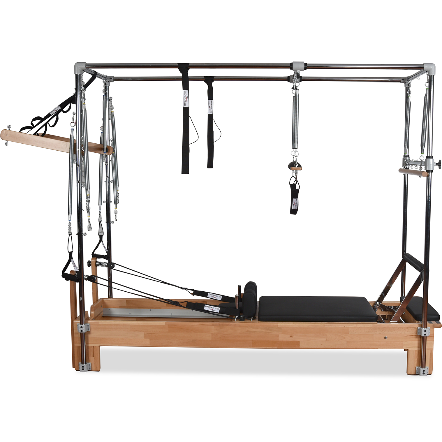 Private Pilates Premium Wood Cadillac-Reformer Bundle – Professional Studio Combo System