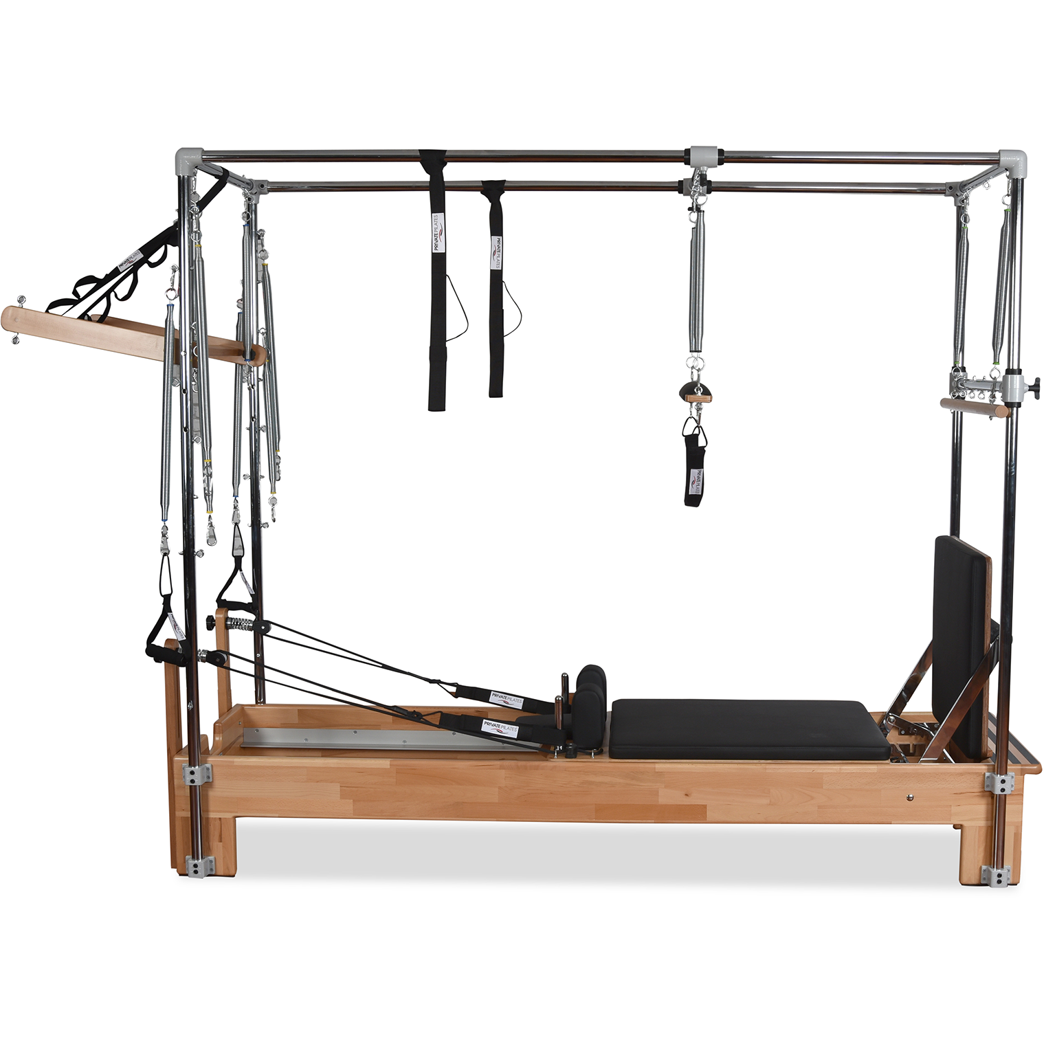 Private Pilates Premium Wood Cadillac-Reformer Bundle – Professional Studio Combo System