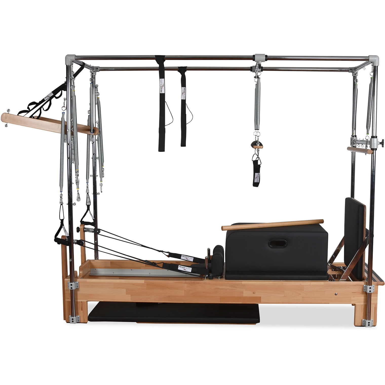 Private Pilates Premium Wood Cadillac-Reformer Bundle – Professional Studio Combo System