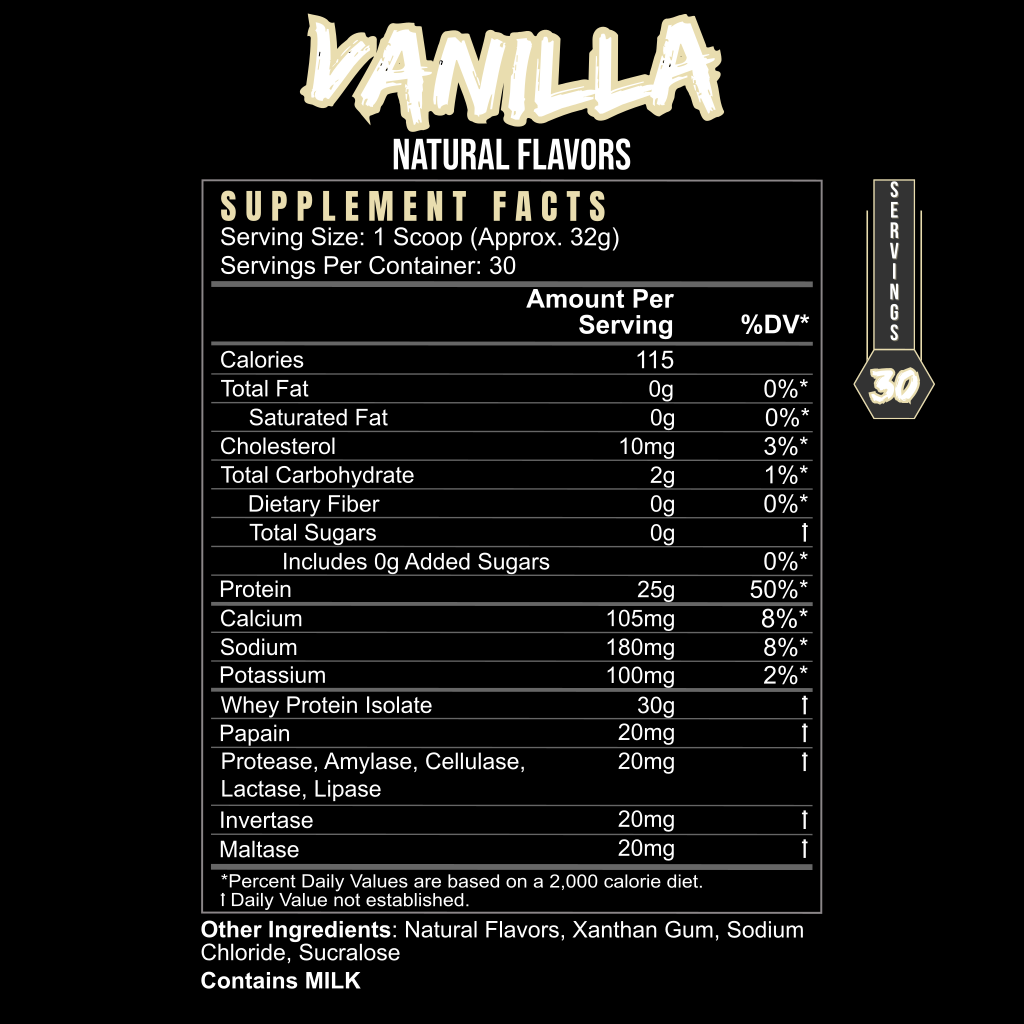 BLACKLABEL Post Hustle Whey Protein Isolate