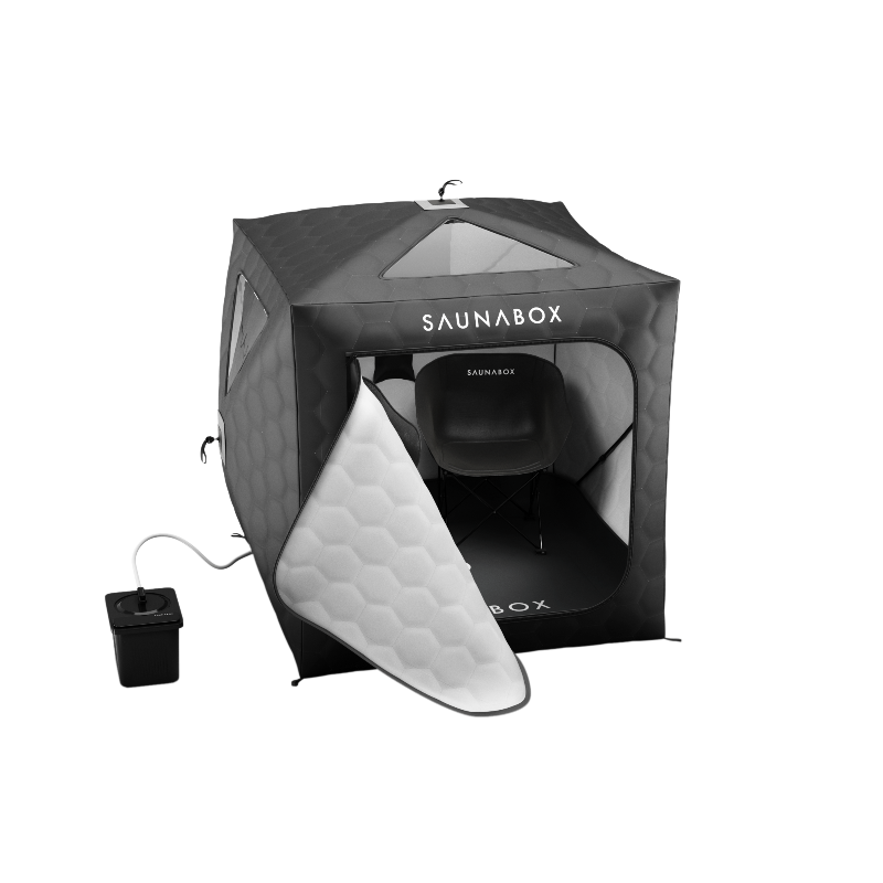 SaunaBox® GO Portable Two-Person Steam Sauna, SmartSteam™ Pro Heating Unit, 1600 W