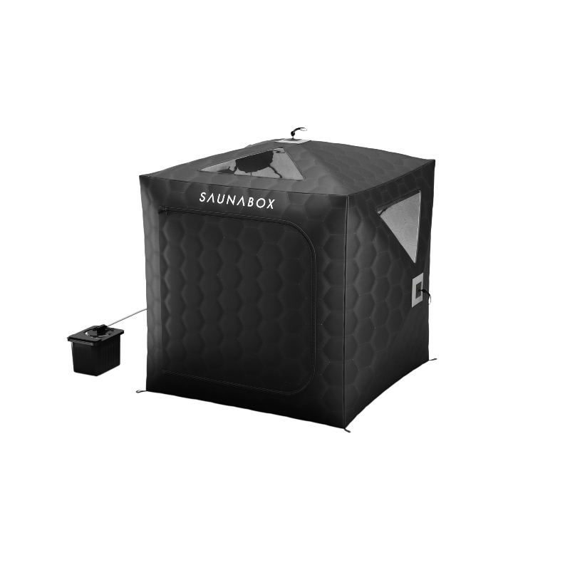 SaunaBox® GO Portable Two-Person Steam Sauna, SmartSteam™ Pro Heating Unit, 1600 W